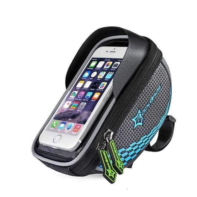 Planet Gates New Style Black bag / China Bike Frame Front Tube Bag Cycling Riding Bag Pannier Smartphone GPS Touch Screen Case Bike Bicycle Accessories 4 Colors