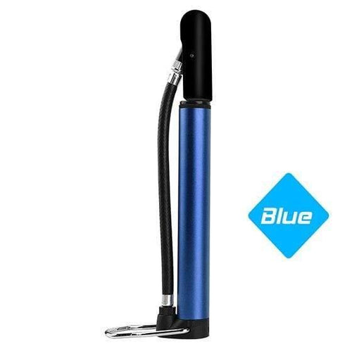 Planet Gates Blue Bike Pump Bicycle Tire Portable Inflator Air Pump 100PSI Mountain Road Bike Accessories for Cycling MTB Bicycle Pump
