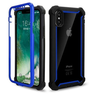 Planet Gates Blue Black Case / For iPhone 6S Plus Armor PC+Soft TPU Phone Case for iPhone XS Max XR X 6 6S 7 8 Plus 5S 5 5C SE2 Shockproof Sturdy Cover
