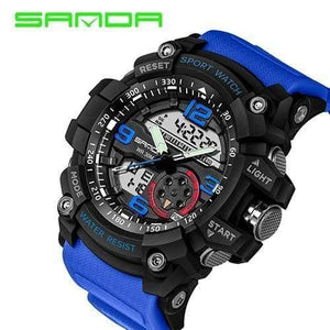 Planet Gates blue black Men's Watches Top Brand Luxury Military Quartz Watch Men Waterproof S Shock Wristwatches relogio masculino