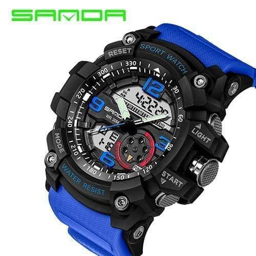 Planet Gates blue black Men's Watches Top Brand Luxury Military Quartz Watch Men Waterproof S Shock Wristwatches relogio masculino
