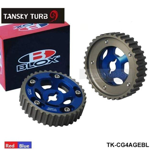Planet Gates Blue Blox 2pcs Slide Adjustable Cam Gear Pulley Cam Pulley Set For Toyota All Models 84-89 4AGE Inlet and Exhaust EP-CG4AGE