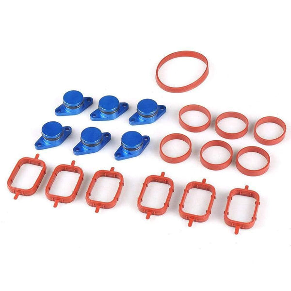 BMW M47 6X22mm Auto Replacement Parts Swirl Blanks Flaps Repair Delete Kit with Intake Gaskets Key Blanks