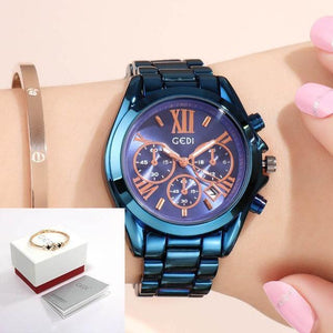 Women Watches Fashion Quartz Female Clock Women's Watch Stainless Steel Strap Ladies Wristwatch Luxury Hour reloj - Planet Gates