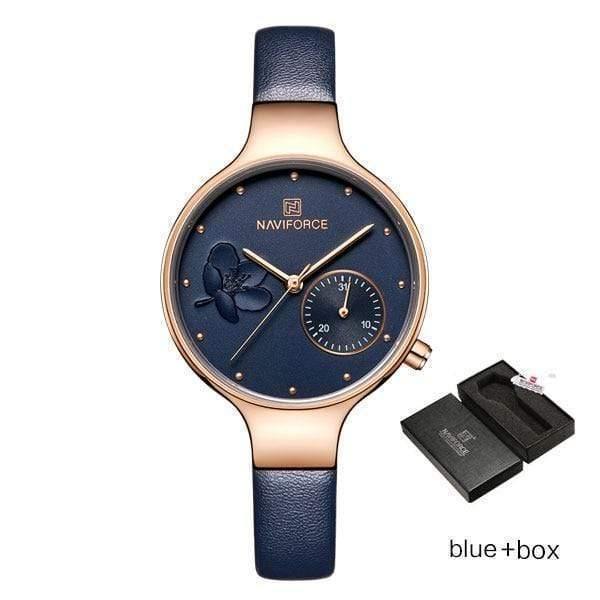 Planet Gates blue box Women Watches Top Luxury Brand Ladies Quartz Watches Genuine Leather Watchband Casual Wrist Watches Gift For Girls