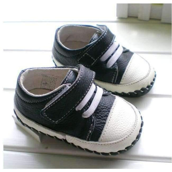 Planet Gates blue boy / 1.5 Genuine Leather Shoes Indoor Baby Shoes Boys Girls Soft Anti-skid Toddler Shoes Fashion Light Blue First Walkers