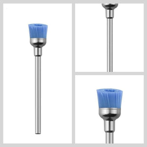 Planet Gates blue brush Diamond Nail Drill Milling Cutter Nail Art Drill Bit Cuticle Clean Cutter for Manicure Nail Files Electric Mills Burr Nail Tool