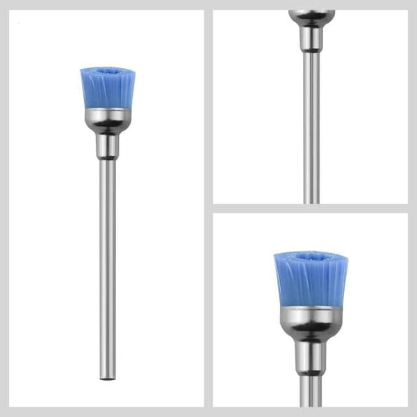 Planet Gates blue brush Diamond Nail Drill Milling Cutter Nail Art Drill Bit Cuticle Clean Cutter for Manicure Nail Files Electric Mills Burr Nail Tool