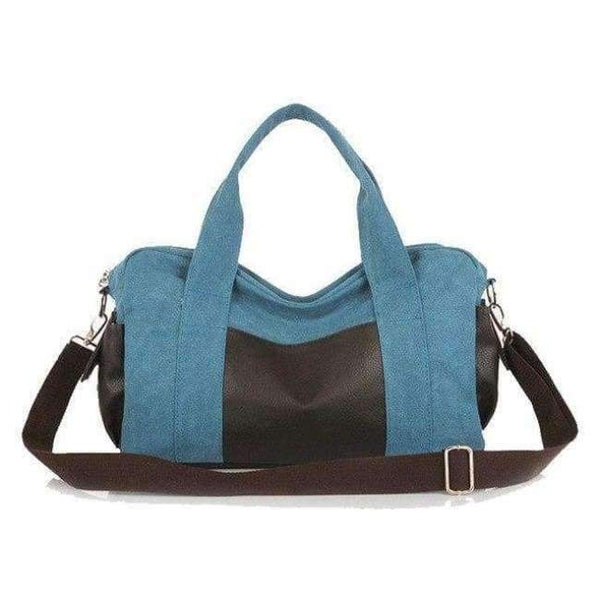 Planet Gates Blue Canvas Gym Bag Men Women Sports Bag for Fitness Outdoor Traveling Handbags Durable Multifunctional Training Shoulder Bag