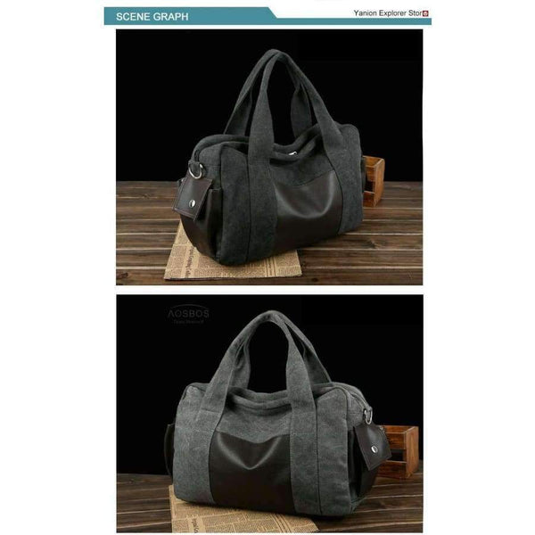 Planet Gates Blue Canvas Gym Bag Men Women Sports Bag for Fitness Outdoor Traveling Handbags Durable Multifunctional Training Shoulder Bag