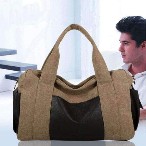 Planet Gates Blue Canvas Gym Bag Men Women Sports Bag for Fitness Outdoor Traveling Handbags Durable Multifunctional Training Shoulder Bag