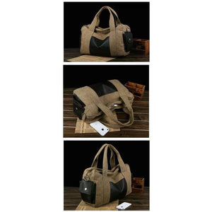 Planet Gates Blue Canvas Gym Bag Men Women Sports Bag for Fitness Outdoor Traveling Handbags Durable Multifunctional Training Shoulder Bag