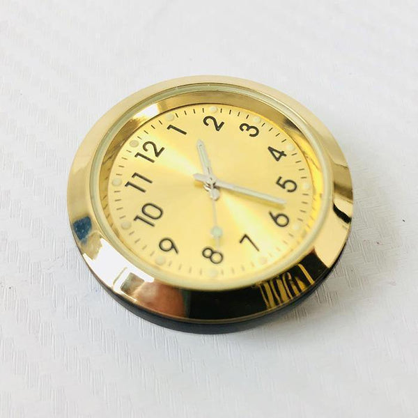 Planet Gates Blue Car Quartz Outlet Clock Aromatherapy Electronic Perfume Gold Air Round Casual Fashion Clock Blue