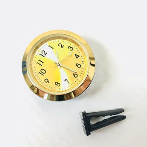 Planet Gates Blue Car Quartz Outlet Clock Aromatherapy Electronic Perfume Gold Air Round Casual Fashion Clock Blue