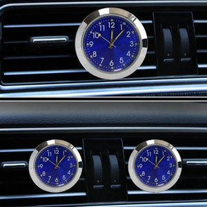 Planet Gates Blue Car Quartz Outlet Clock Aromatherapy Electronic Perfume Gold Air Round Casual Fashion Clock Blue