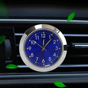Planet Gates Blue Car Quartz Outlet Clock Aromatherapy Electronic Perfume Gold Air Round Casual Fashion Clock Blue