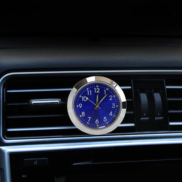 Planet Gates Blue Car Quartz Outlet Clock Aromatherapy Electronic Perfume Gold Air Round Casual Fashion Clock Blue