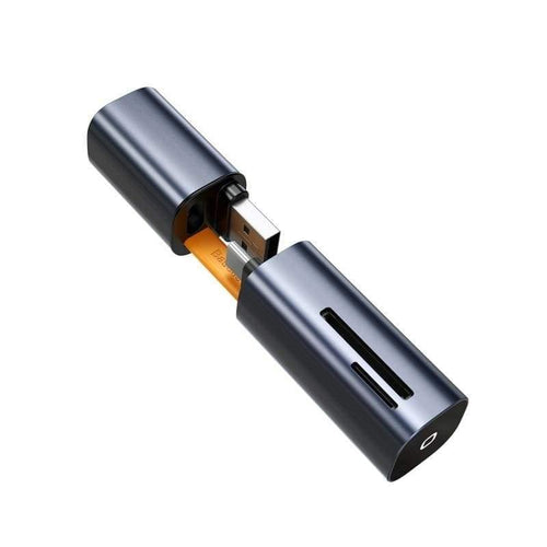 Baseus 2 in 1 Card Reader USB 3.0 Type C to TF Micro SD Card Reader for MacBook Pro Huawei P30 Pro Smart OTG Memory Card Reader
