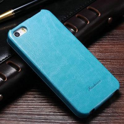 Planet Gates Blue case Flip PU Leather Case for iPhone 5s 5 S SE Retro Back Cover Coque with Fashion Logo Phone Bag Cases For iPhone 5 5SE Luxury