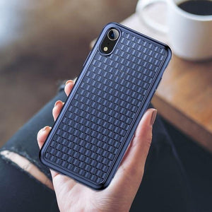 Planet Gates Blue Case / For iPhone XS 5.8 Baseus Luxury Weaving Case For iPhone Xs Xs Max XR 2018 Elegant Grid Pattern Soft Silicone Phone Case For iPhone Xs XR Cover
