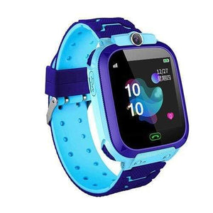 Planet Gates blue Children LBS Location Smart Watch Waterproof Positioning Kid Smart Watch SOS Camera Touch Screen Voice Chat Baby Phone Watch