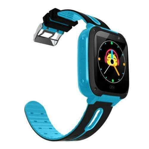 Planet Gates Blue Children Smart Waterproof Color Touch Screen Phone Watches Silicone Sports Anti Lost Wristwatch For Child Accessory Gift