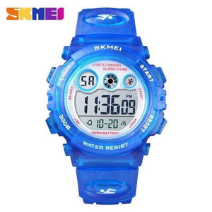 Planet Gates blue Children Watch Sport Children Watch Waterproof LED Digital Kids Watches Luxury Electronic Watch for Kids Children Boys Girls Gifts