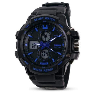 Planet Gates Blue Children Watches LED Digital Quartz Watch Boy Girl Student Multifunctional Waterproof Wristwatches For Kids