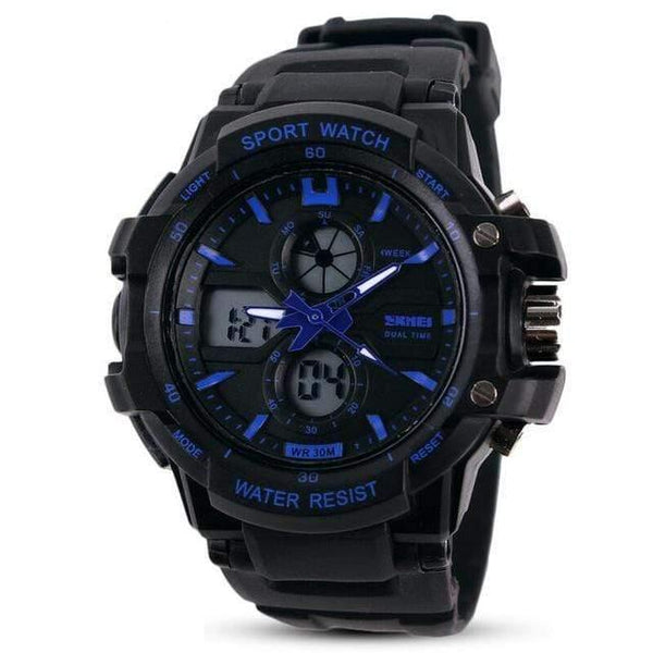 Planet Gates Blue Children Watches LED Digital Quartz Watch Boy Girl Student Multifunctional Waterproof Wristwatches For Kids