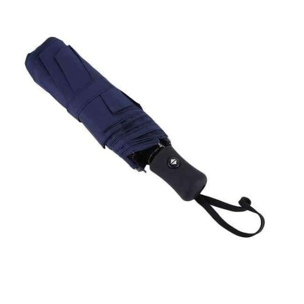 Planet Gates Blue / China 3 Colors Durable Advanced Fully-Automatic Rain Umbrella UV-proof Three Folding Business Solid Sunshade Umbrella 94*66cm