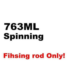 Planet Gates Blue / China 703 L & 763 ML Fast Action Spinning & Baitcasting Fishing rod 3 Sections Free Shipping