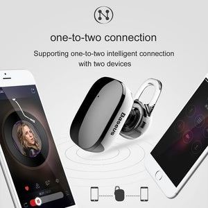 Planet Gates Blue / China Baseus Mini Bluetooth Earphone Hands-free Wireless Bluetooth Headset Headphone with Mic 4.1 Ear Hook Earbuds Earpieces For Phone