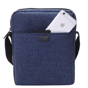 Planet Gates Blue / China Canvas Men's Shoulder Bag For 7.9' Ipad Casual Crossbody Bag Waterproof Messenger Bag Pack sling bag for men 0.13kg