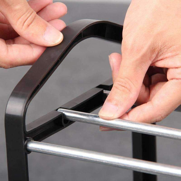 Planet Gates Blue / China COSTWAY 3 Tier Shoes Rack Shoe Cabinets Stand Shelf Shoes Organizer Living Room Bedroom Storage Furniture W0180