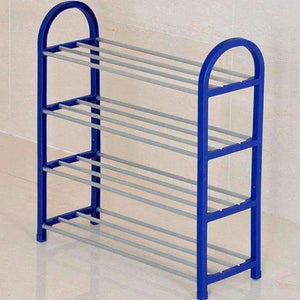 Planet Gates Blue / China COSTWAY 4 Tier Shoes Rack Shoe Cabinets Stand Shelf Shoes Organizer Living Room Bedroom Storage Furniture W0191