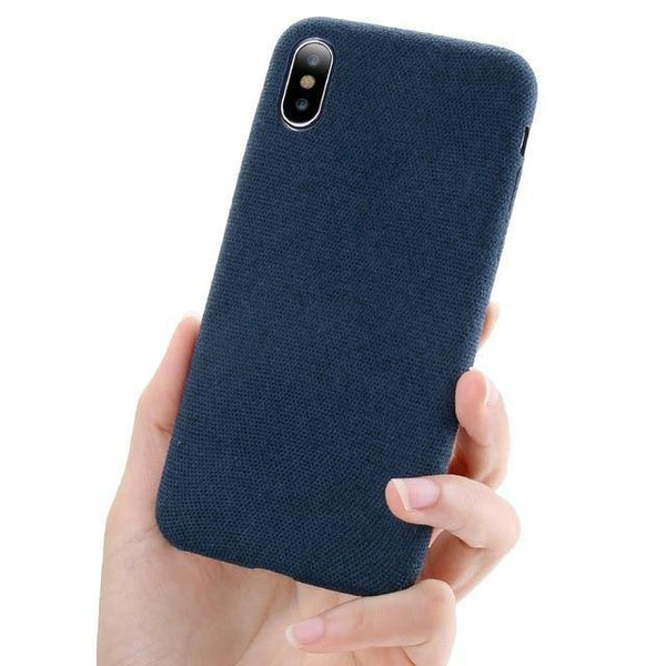 Planet Gates Blue / China / For iPhone X FLOVEME Case For iPhone 7 6 X XS MAX Luxury Cloth Texture Soft TPU Silicone Cover For iPhone 8 iPhone 6 6s 7 plus Phone Case Bag