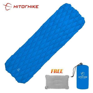 Planet Gates blue / China Inflatable Sleeping Pad Camping Mat With Pillow air mattress Cushion Sleeping Bag air sofas inflatable sofa