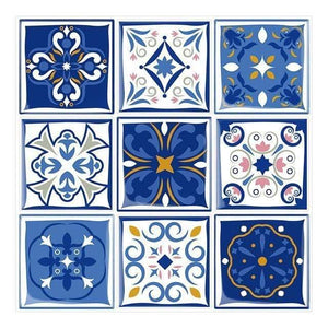 Kitchen Bathroom 3D Waterproof Self Adhesive Mosaic Wall Decal Cabinet Sticker Peel and Stick Backsplash Vinyl Tiles