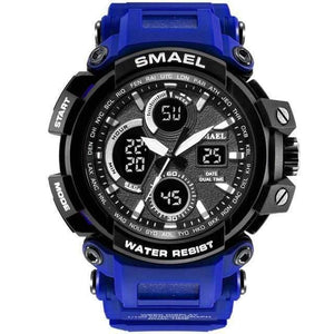 Planet Gates Blue / China Men Watch Waterproof LED Digital Watch Male Clock Relogio Masculino erkek kol saati 1708B Men Watches