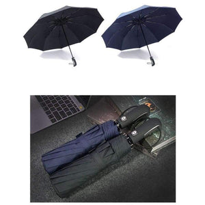 Planet Gates Blue / China New Big Strong Fashion Windproof Men Gentle Folding Compact Fully Automatic Rain High Quality Pongee Umbrellas