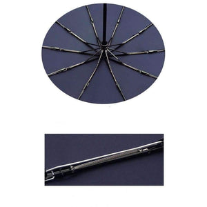 Planet Gates Blue / China New Big Strong Fashion Windproof Men Gentle Folding Compact Fully Automatic Rain High Quality Pongee Umbrellas