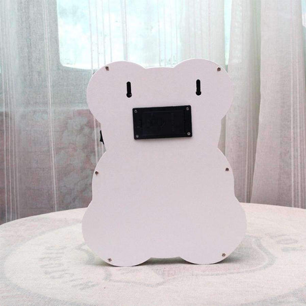 Planet Gates Blue / China Newstyle Wooden Bear LED Night Light Cartoon Bedside Wall Night Lamp Light Children Baby Kids Bedroom Home Decorative Lighting