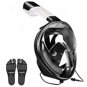 Planet Gates Blue / China / S/M Full Face Anti-Fog Diving Mask Underwater Swimming Snorkel Mask Scuba Set for Gopro Camera Beach Foldable Breathing