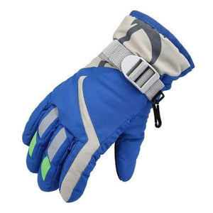 Planet Gates Blue / China Sports skiing gloves Child Winter boys and girls Warm Waterproof Windproof Snow Snowboard Ski Sports Gloves