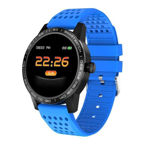 Planet Gates Blue / China Waterproof Heart Rate Blood pressure monitoring Smartwatch Outdoor Sport Bluetooth Fitness bracelet