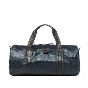 Planet Gates Blue / China Waterproof Travel Bag for Women Hand  Vintage Mens Leather Travel Duffle Bags Pu Leather Weekend Bag Men