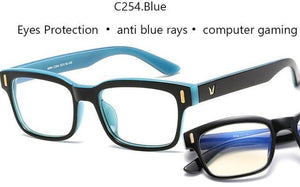 Planet Gates Blue-Clear Anti Blue Rays Computer Glasses Men Blue Light Gaming Glasses Protection Myopia