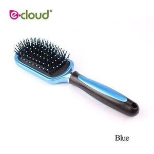 Planet Gates Blue Color 1pcs Hair Care Massage Hair Dressing Styling Comb Plastic Paddle Women Anti-static Brush Tangle Wet & Dry Salon Hair Brush