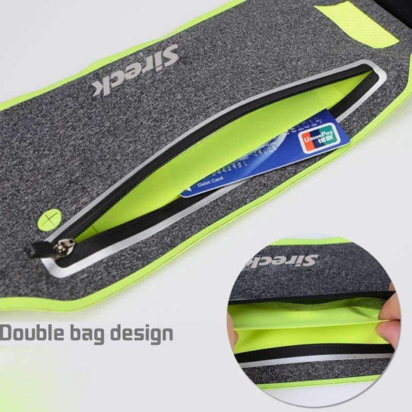 Planet Gates Blue Color Running Bag Men Women Running Belt Fanny Pack Waist Bag 4 Colors Waterproof Outdoor Sport Gym Fitness Run Bag Accessories