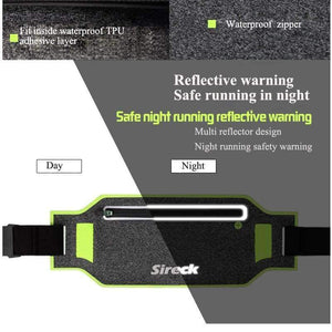 Planet Gates Blue Color Running Bag Men Women Running Belt Fanny Pack Waist Bag 4 Colors Waterproof Outdoor Sport Gym Fitness Run Bag Accessories